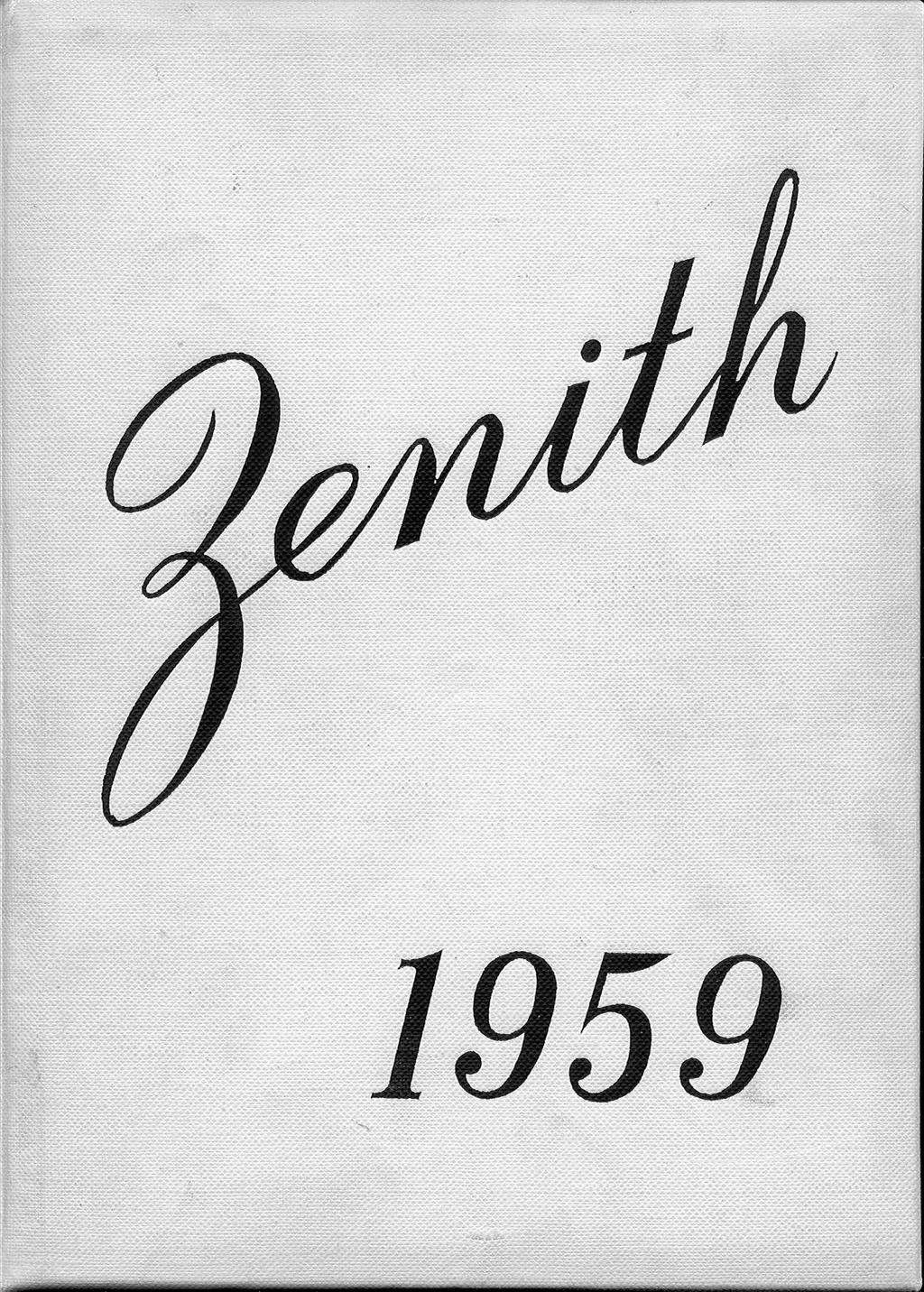 1959 yearbook cover