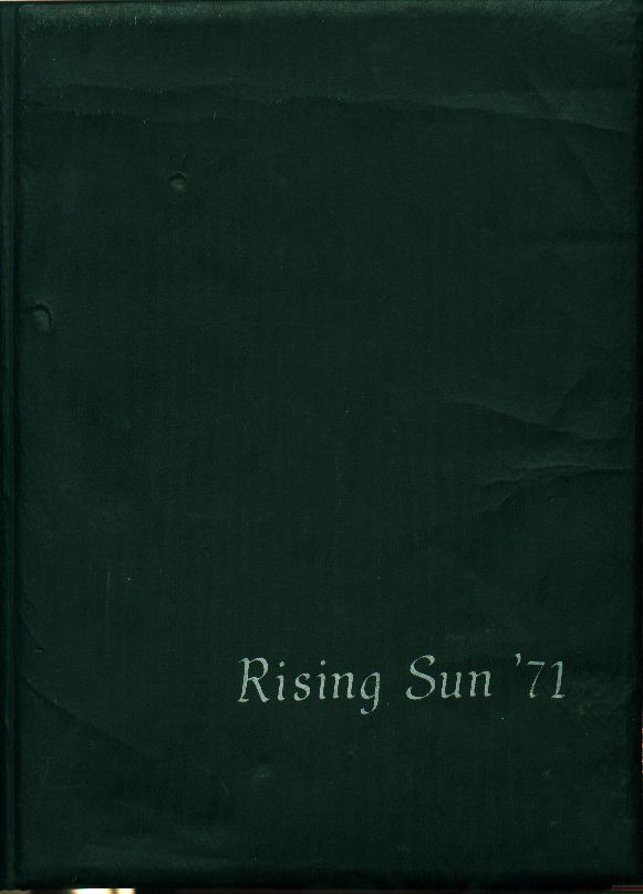 1971 yearbook cover