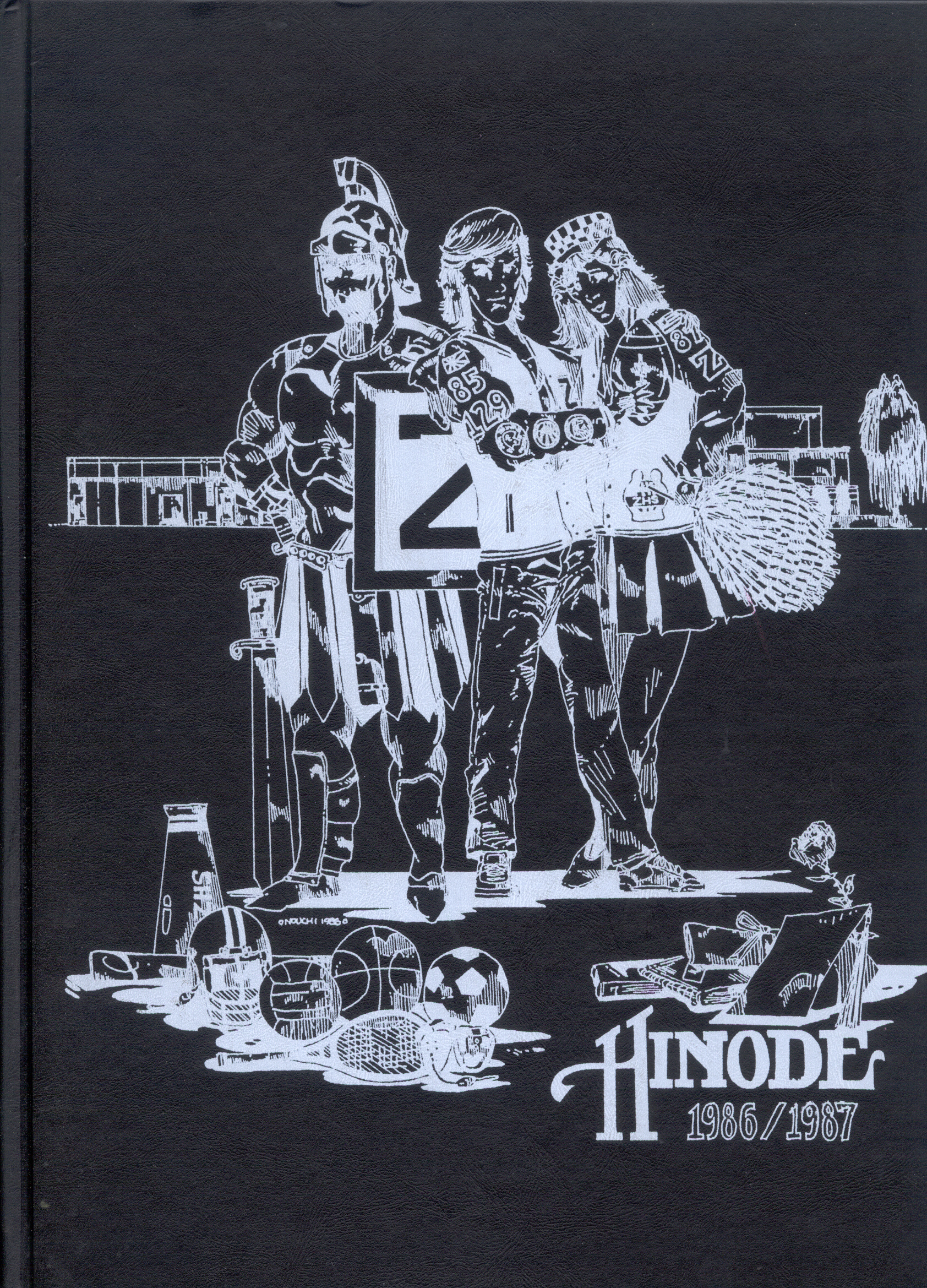 1987 yearbook cover