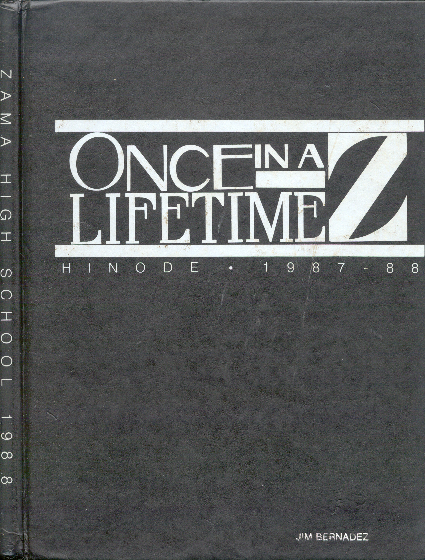1988 yearbook cover