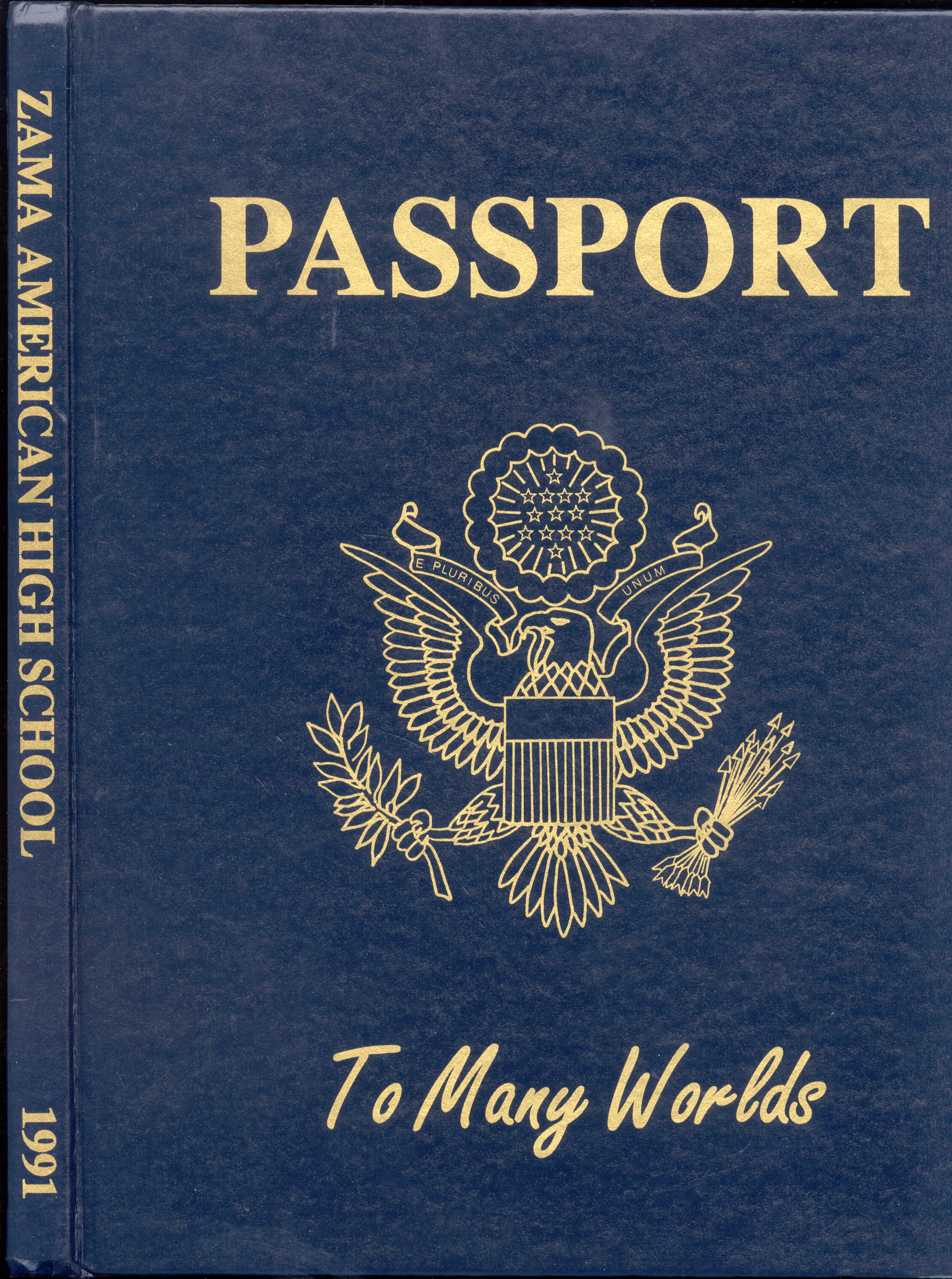 1991 yearbook cover