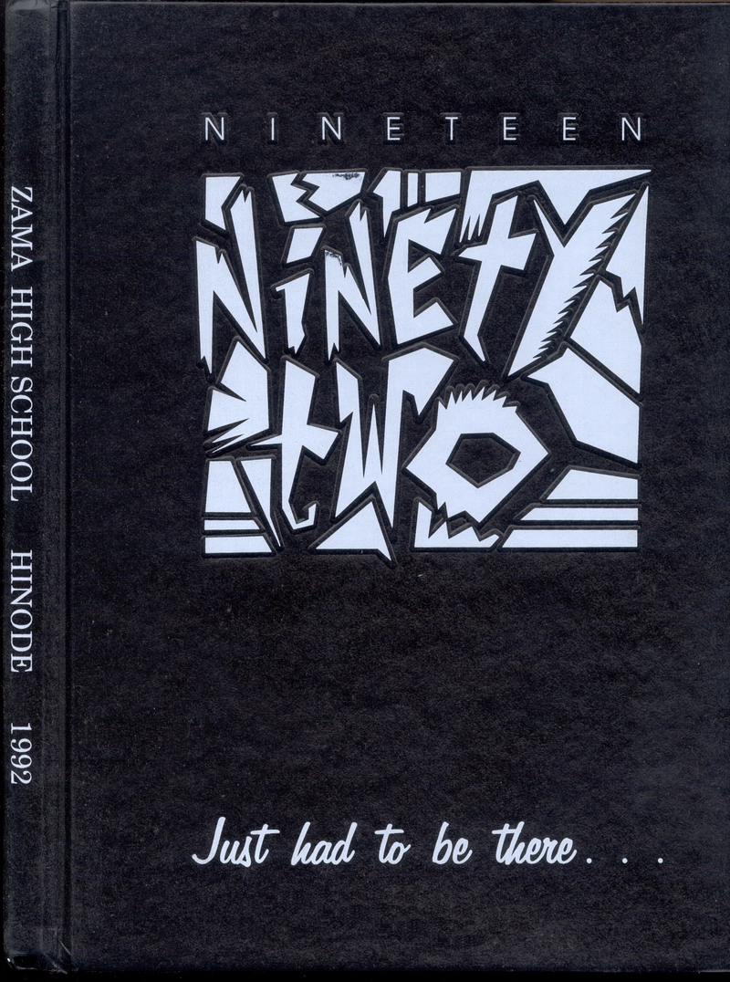 1992 yearbook cover
