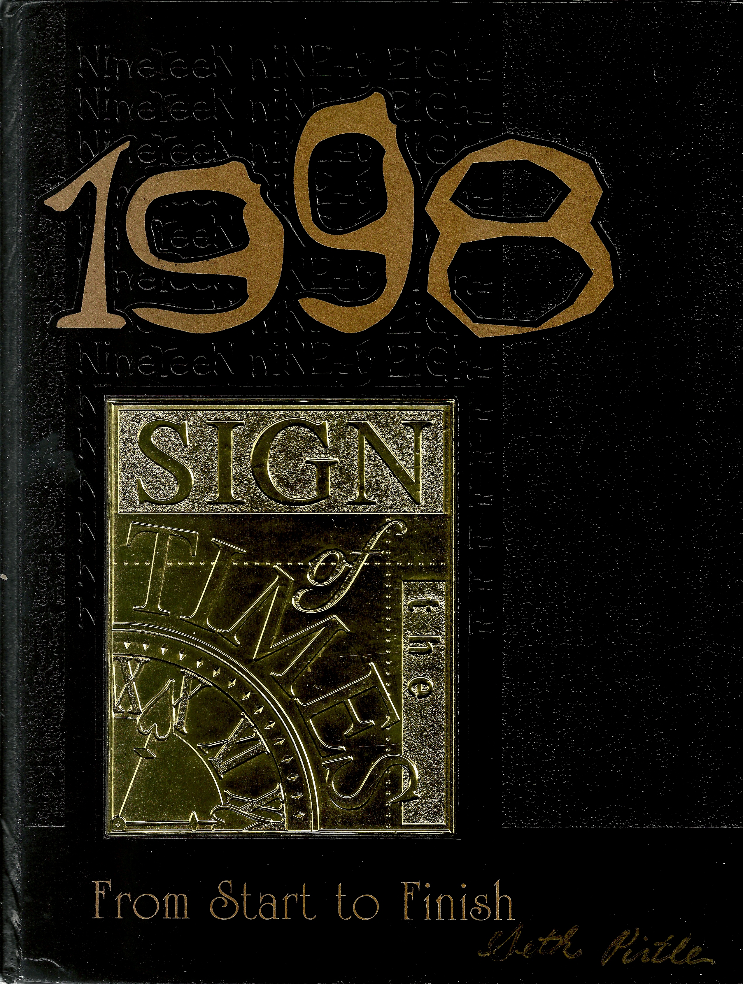 1998 yearbook cover